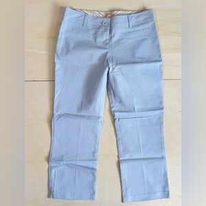 VTG Forever 21 Light Blue Capri Cropped Dress Pants - Size M | Made in USA